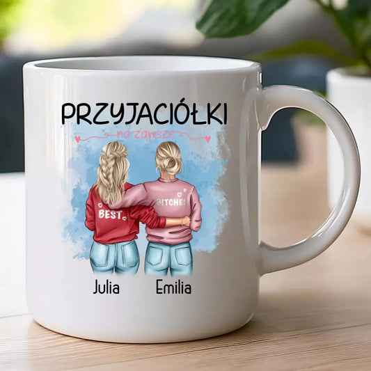 Kubek dla Przyjaciółek "Przyjaciółki na zawsze"