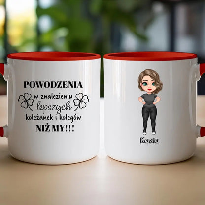 Personalizowany kubek "Odejście z pracy", z imieniem