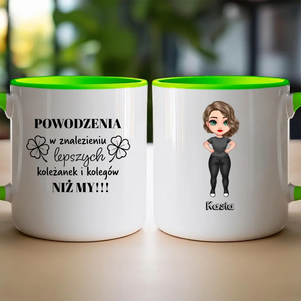 Personalizowany kubek "Odejście z pracy", z imieniem