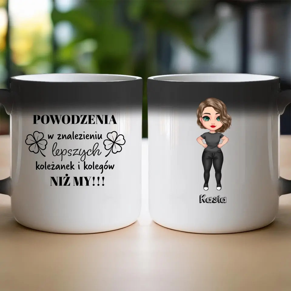 Personalizowany kubek "Odejście z pracy", z imieniem