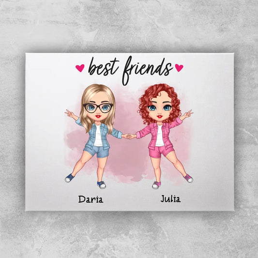 Obraz personalizowany dla Przyjaciółek "Besties"