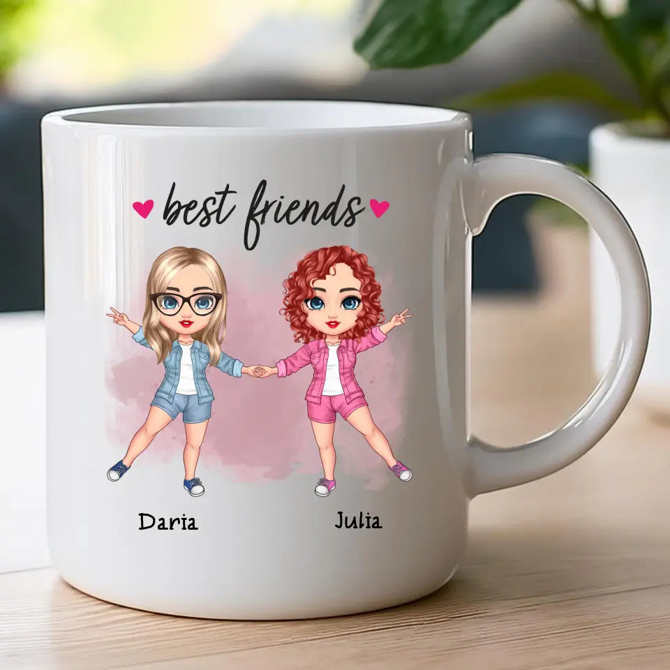 Kubek personalizowany dla Przyjaciółek "Besties"