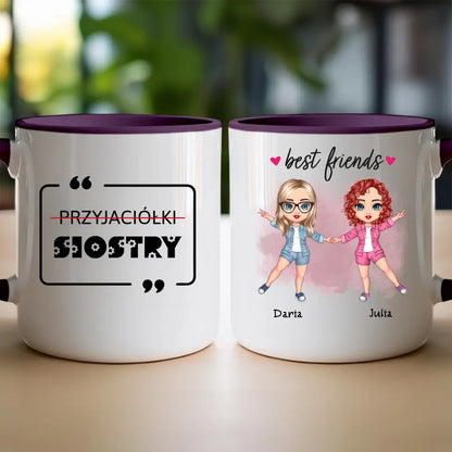 Kubek personalizowany dla Przyjaciółek "Besties"