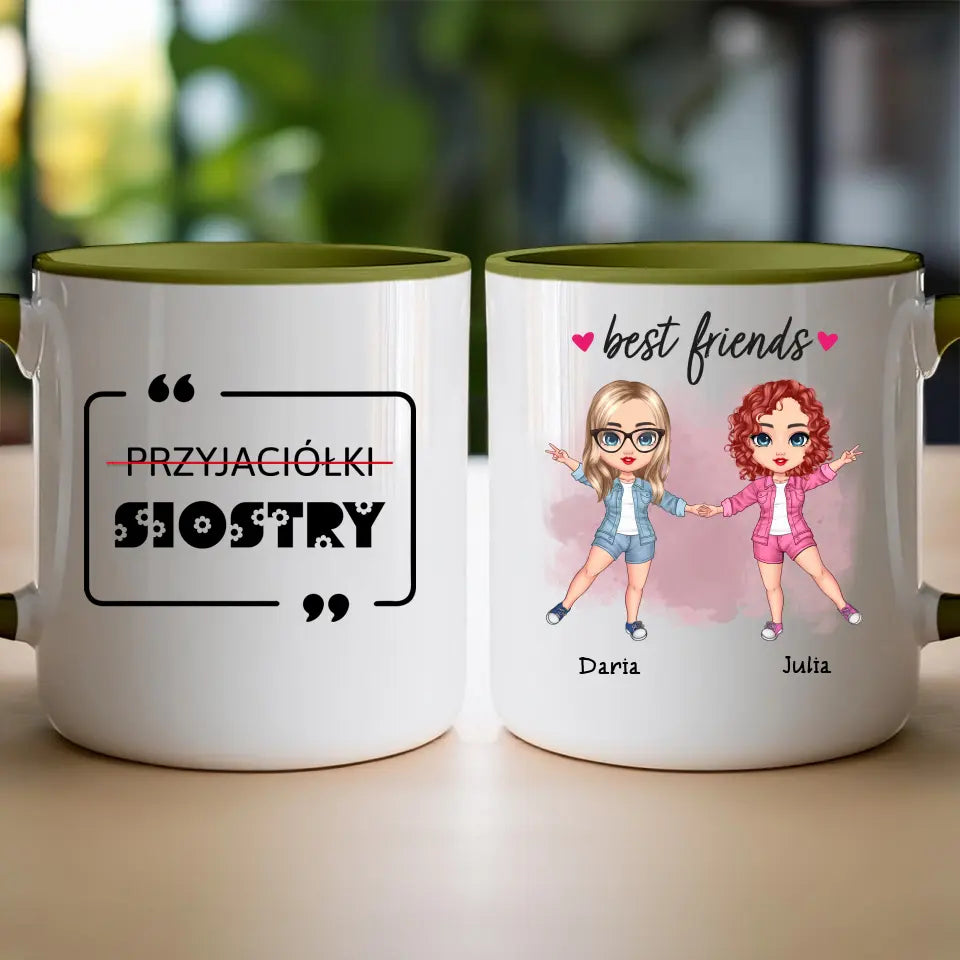 Kubek personalizowany dla Przyjaciółek "Besties"