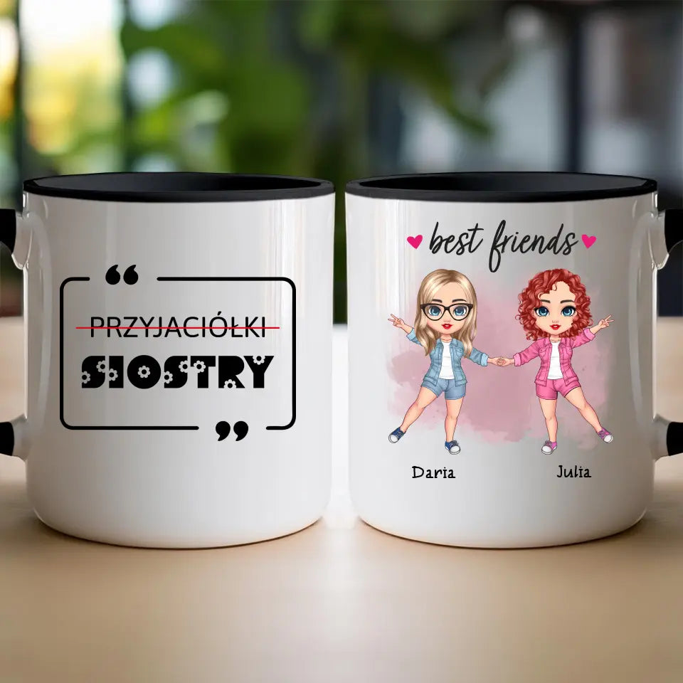 Kubek personalizowany dla Przyjaciółek "Besties"