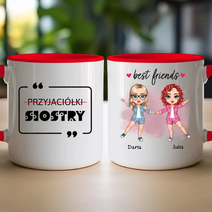 Kubek personalizowany dla Przyjaciółek "Besties"