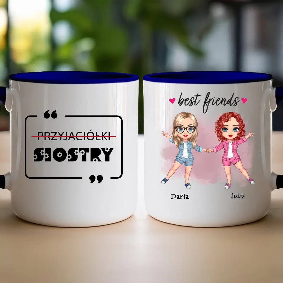 Kubek personalizowany dla Przyjaciółek "Besties"