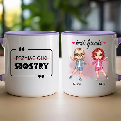 Kubek personalizowany dla Przyjaciółek "Besties"