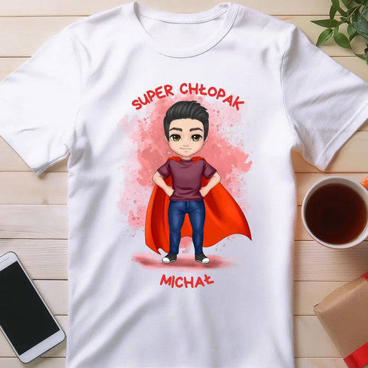 Koszulka na Dzień Chłopaka "Super Chłopak", personalizowana