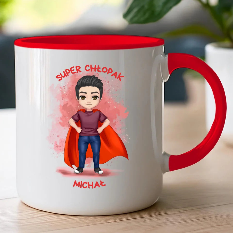 Kubek na Dzień Chłopaka "Super Chłopak", personalizowany