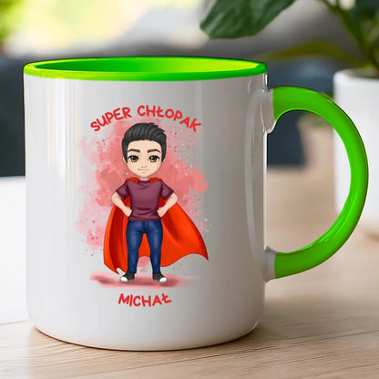 Kubek na Dzień Chłopaka "Super Chłopak", personalizowany