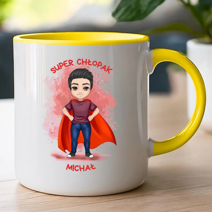 Kubek na Dzień Chłopaka "Super Chłopak", personalizowany