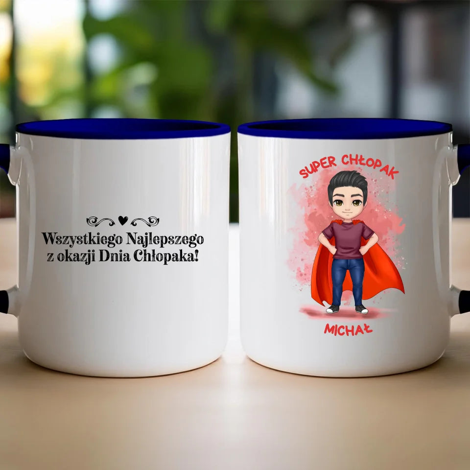 Kubek na Dzień Chłopaka "Super Chłopak", personalizowany