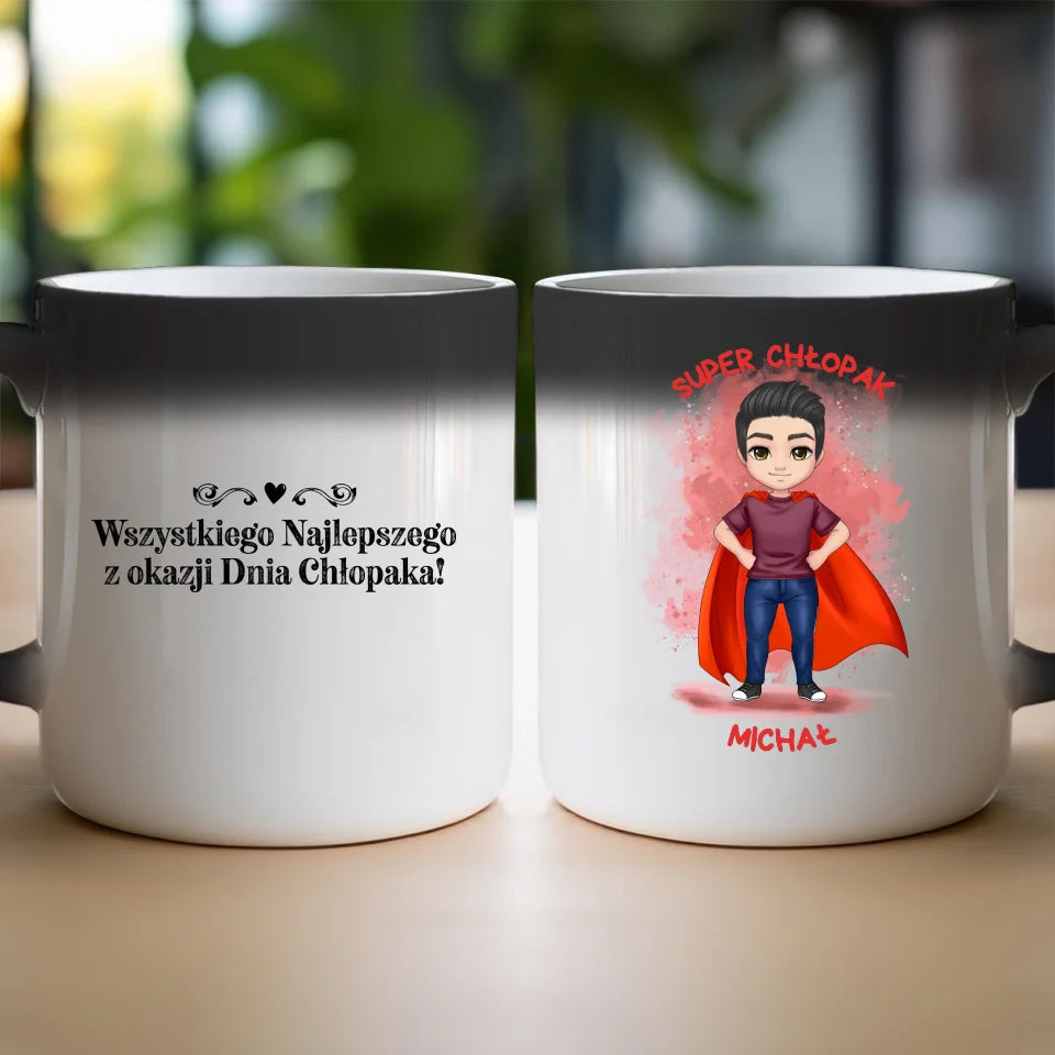 Kubek na Dzień Chłopaka "Super Chłopak", personalizowany