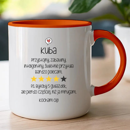 Personalizowany kubek na Dzień Chłopaka "Chłopak 5/5"