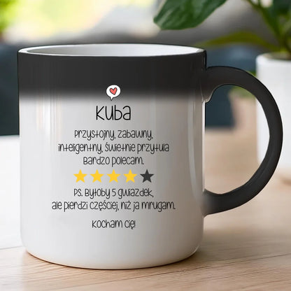 Personalizowany kubek na Dzień Chłopaka "Chłopak 5/5"