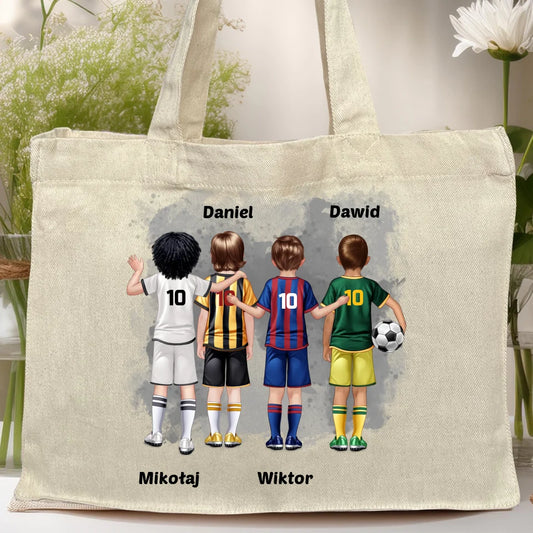 Torba personalizowana dla chłopca - piłkarze #98