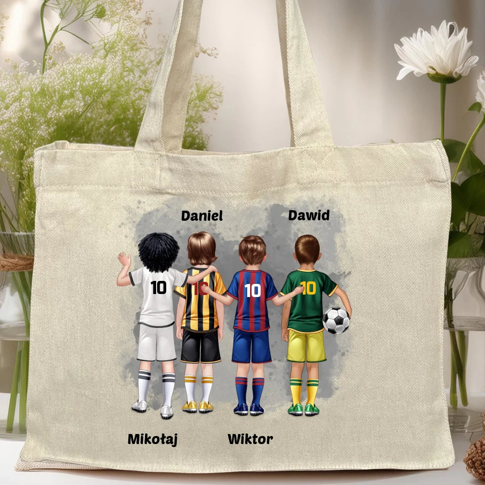 Torba personalizowana dla chłopca - piłkarze #98