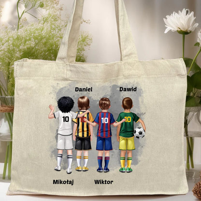 Torba personalizowana dla chłopca - piłkarze #98