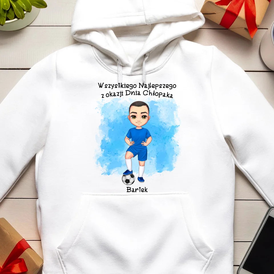 Personalizowana bluza kangur dla Piłkarza "Dzień Chłopaka"