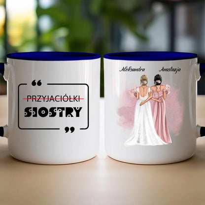 Kubek personalizowany dla Panny Młodej "Panna Młoda z Druhną"