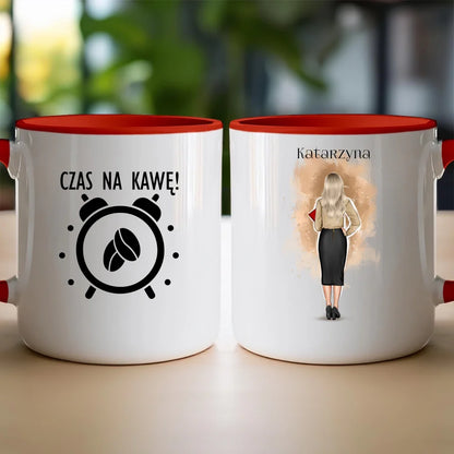 Kubek personalizowany dla Nauczycielki "Elegancka kobieta"