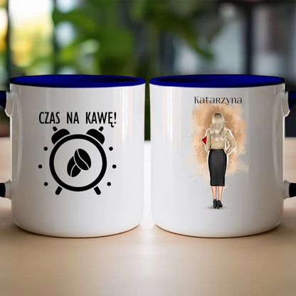 Kubek personalizowany dla Nauczycielki "Elegancka kobieta"