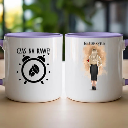 Kubek personalizowany dla Nauczycielki "Elegancka kobieta"