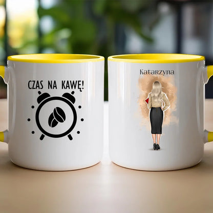 Kubek personalizowany dla Nauczycielki "Elegancka kobieta"