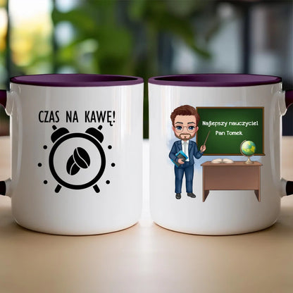 Personalizowany kubek na Dzień Nauczyciela "Najlepszy nauczyciel"