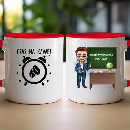 Personalizowany kubek na Dzień Nauczyciela "Najlepszy nauczyciel"