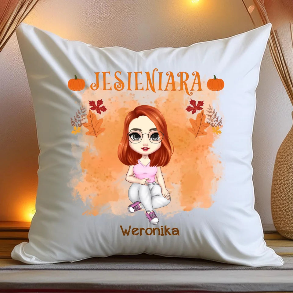 Personalizowana poduszka dla Dziewczyny "Jesieniara"