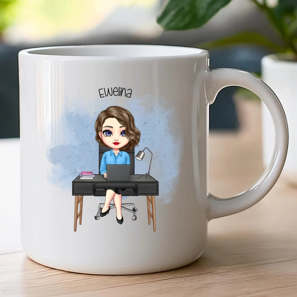 Kubek dla Dziewczyny "Businesswoman", personalizowana