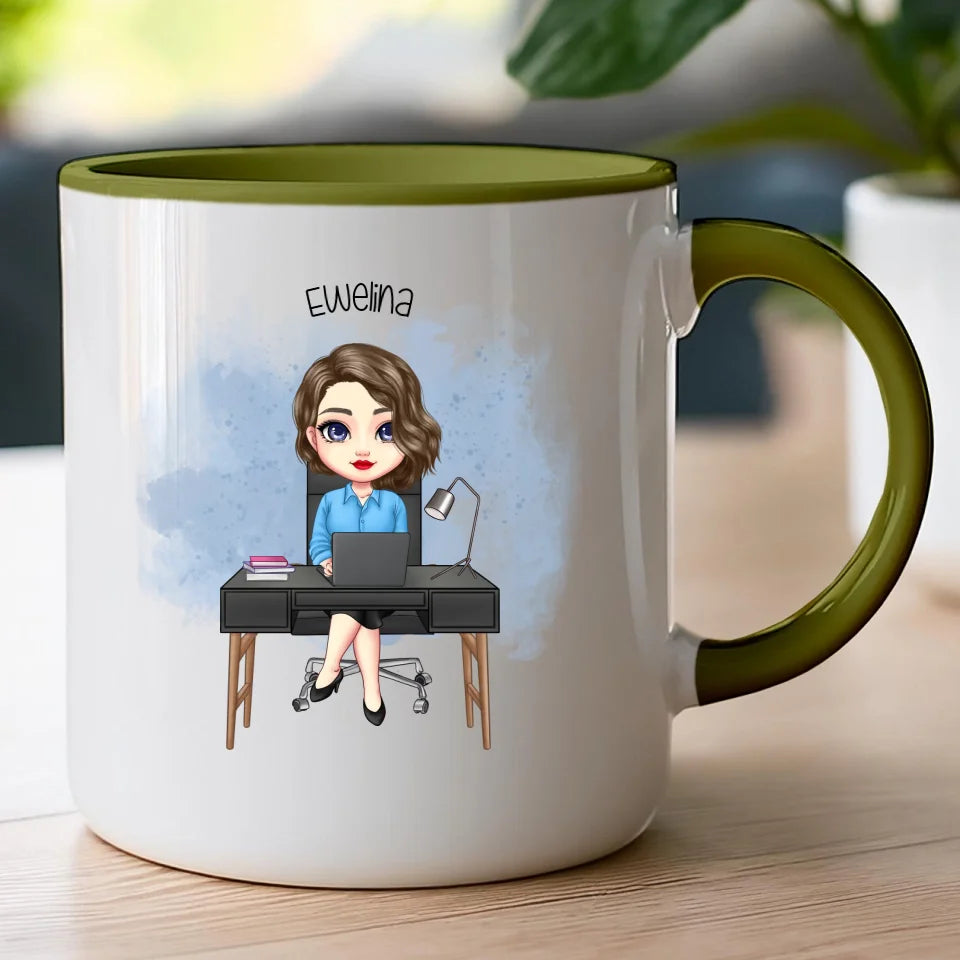 Kubek dla Dziewczyny "Businesswoman", personalizowana