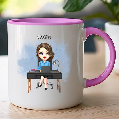 Kubek dla Dziewczyny "Businesswoman", personalizowana