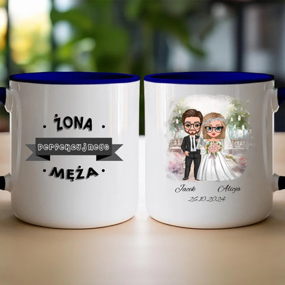 Kubek personalizowany dla Młodej Pary "Ślub"