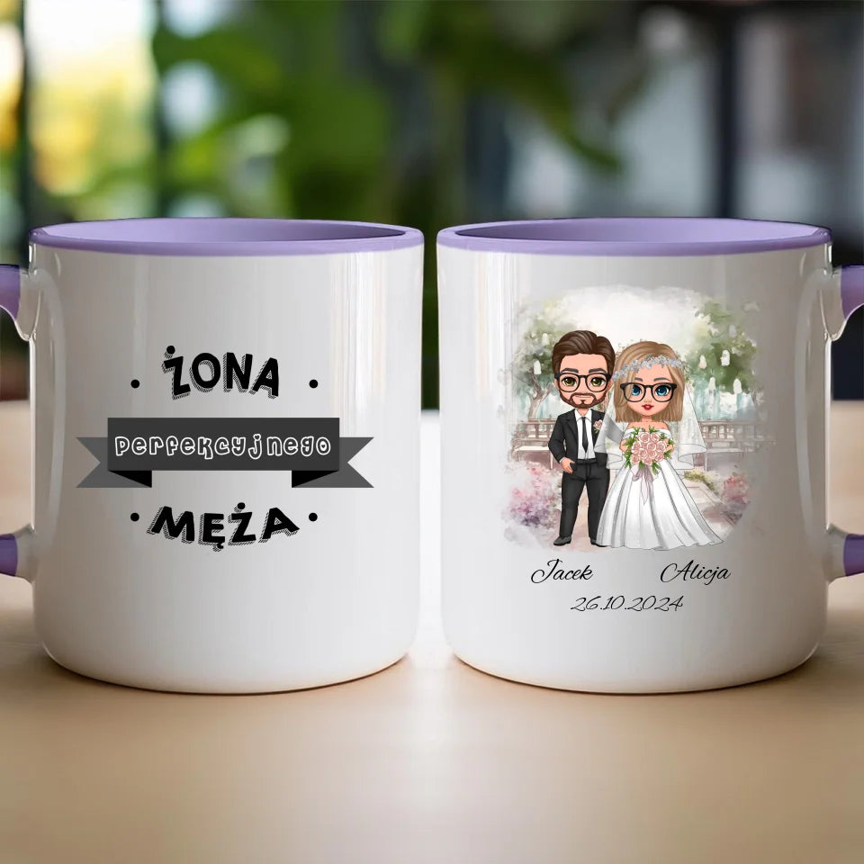 Kubek personalizowany dla Młodej Pary "Ślub"