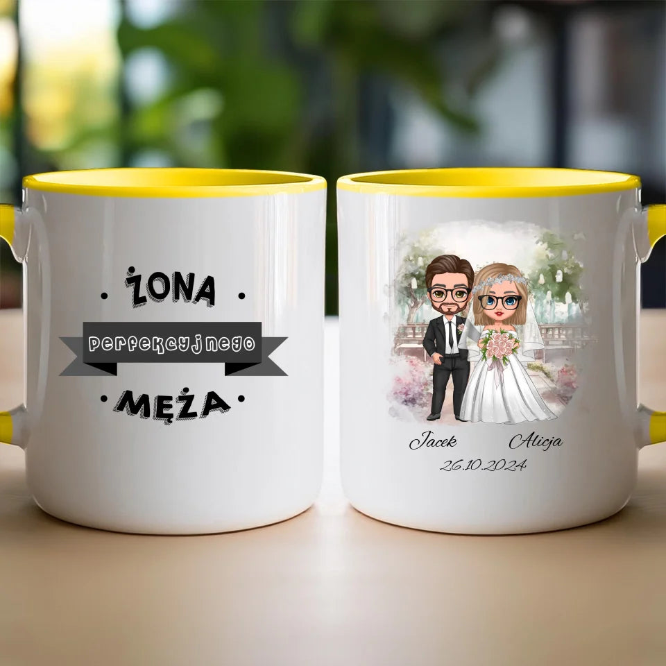 Kubek personalizowany dla Młodej Pary "Ślub"