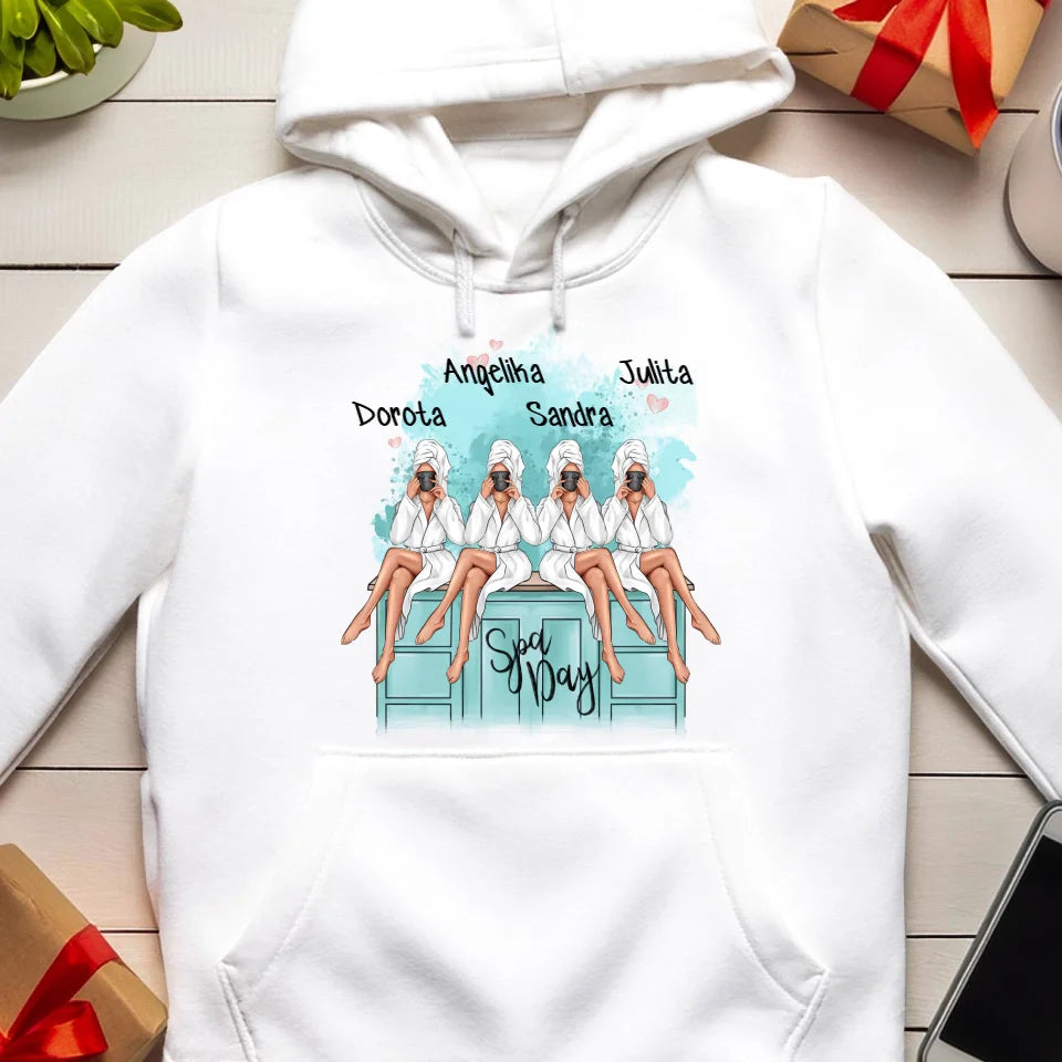 Bluza kangur personalizowana dla Przyjaciółki "Dzień w Spa"