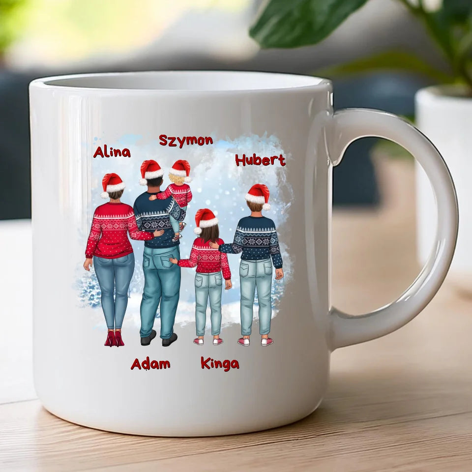 Kubek personalizowany świąteczny dla par #57