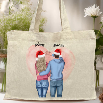 Torba personalizowana świąteczna dla par #57
