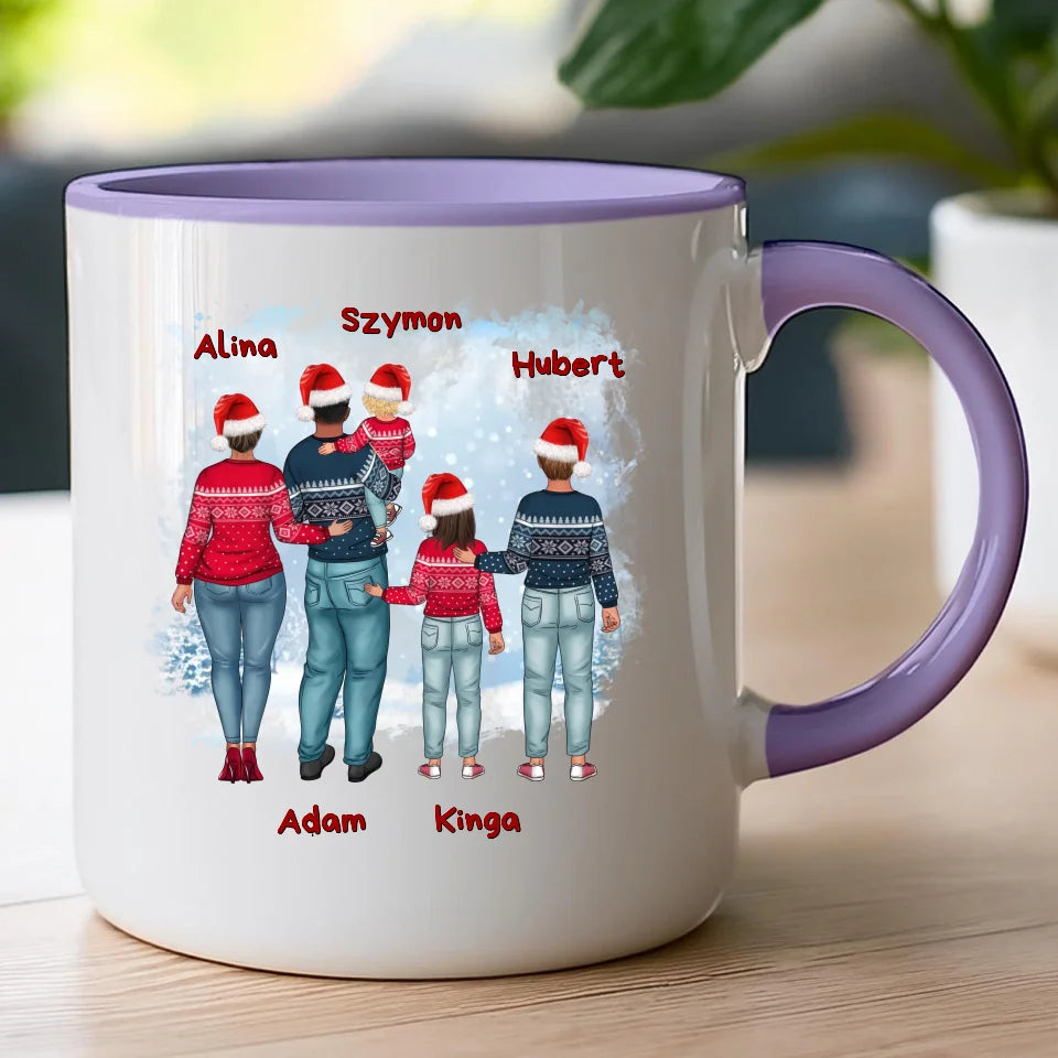 Kubek personalizowany świąteczny dla par #57