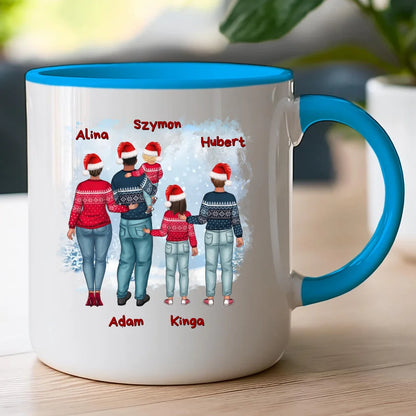 Kubek personalizowany świąteczny dla par #57