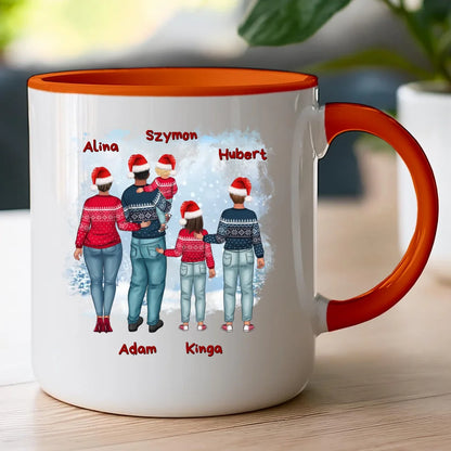 Kubek personalizowany świąteczny dla par #57