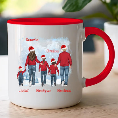 Kubek personalizowany świąteczny dla rodziny #814