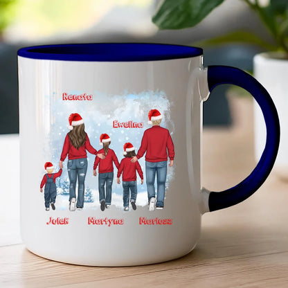 Kubek personalizowany świąteczny dla rodziny #814