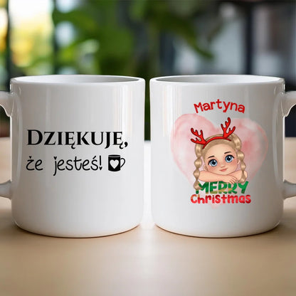 Personalizowany kubek dla Dziecka "Święta, Mikołajki"