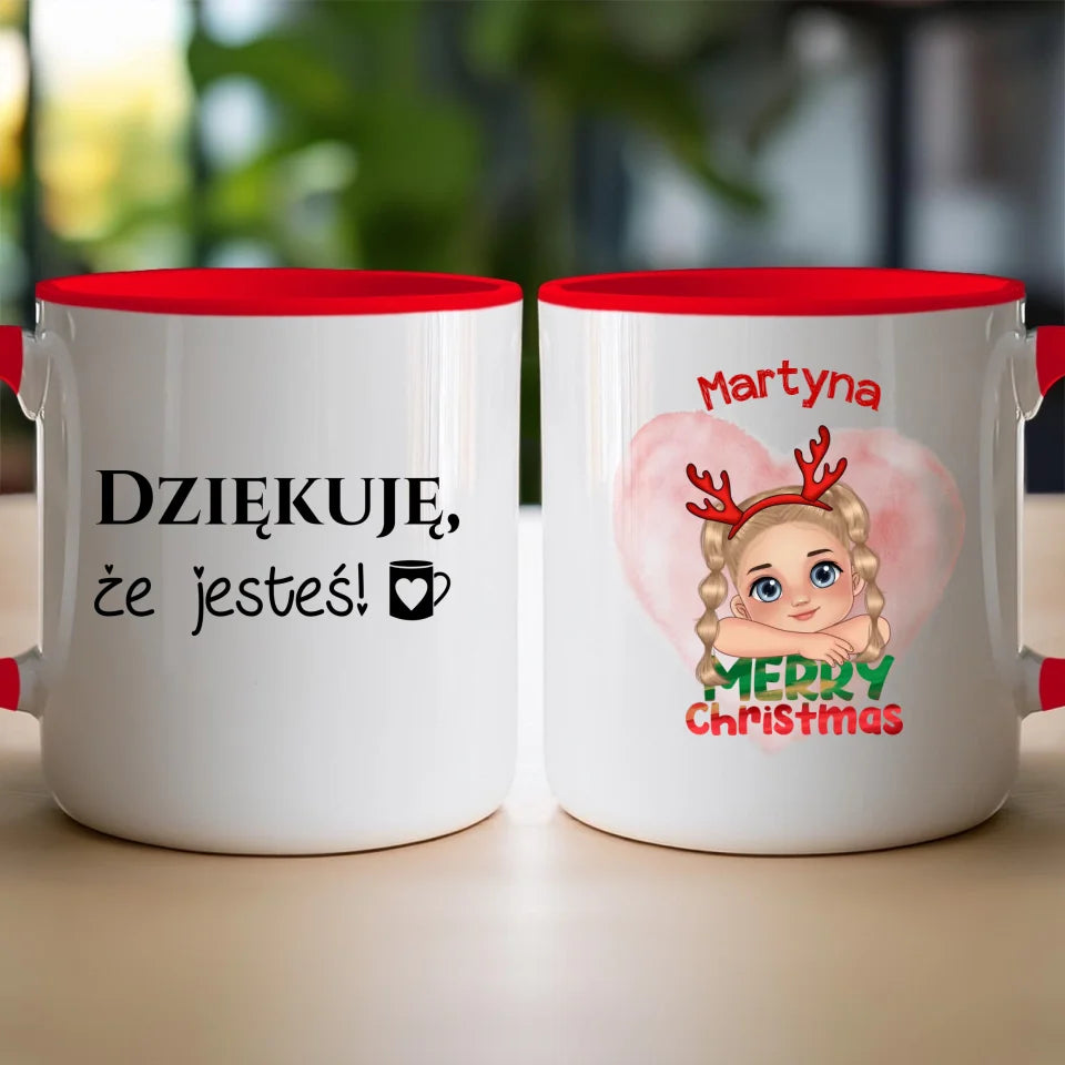 Personalizowany kubek dla Dziecka "Święta, Mikołajki"