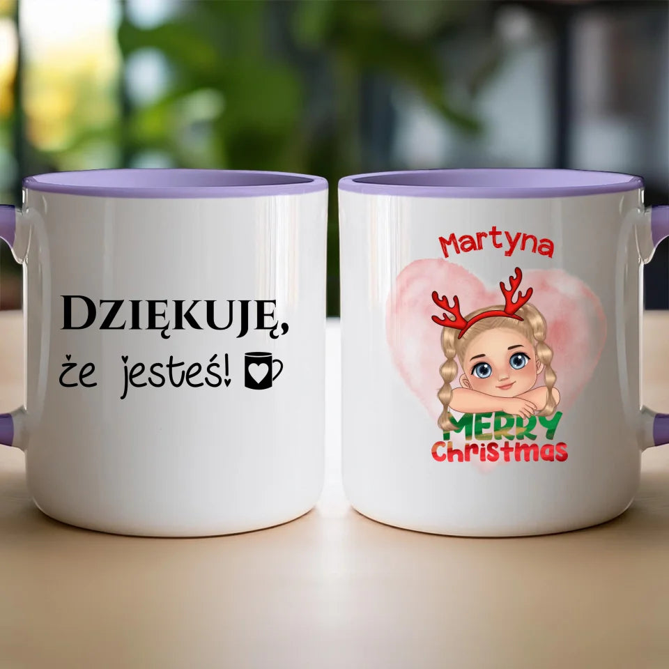 Personalizowany kubek dla Dziecka "Święta, Mikołajki"