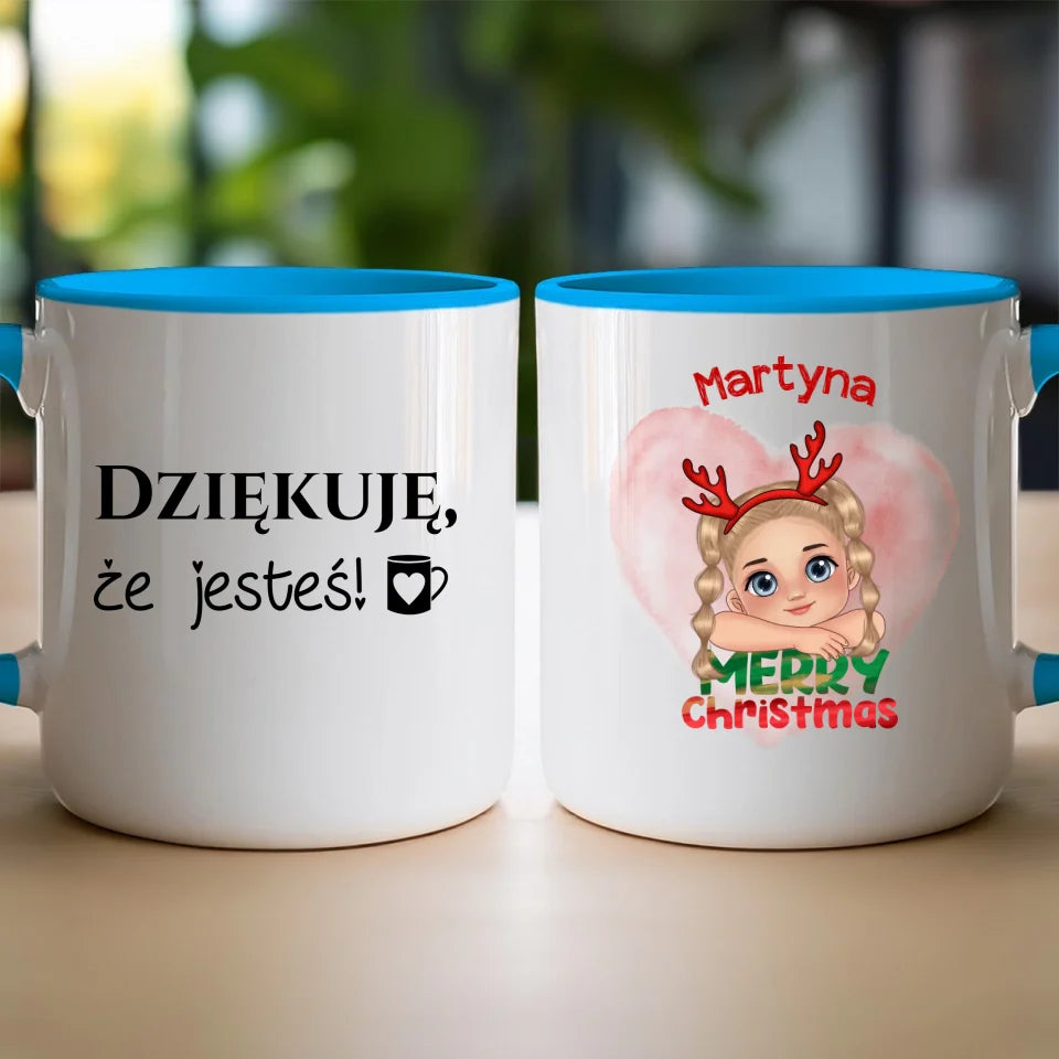 Personalizowany kubek dla Dziecka "Święta, Mikołajki"